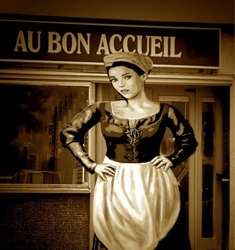 1-Au bon accueil-sepia