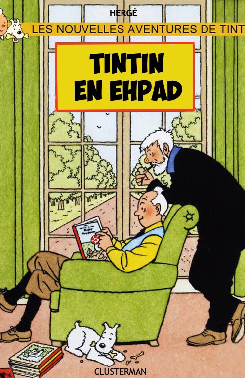 Tintin et Haddock en Ehpad.