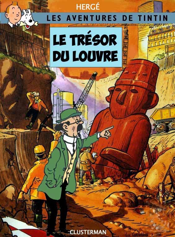 1-Tintin le trésor du Louvre