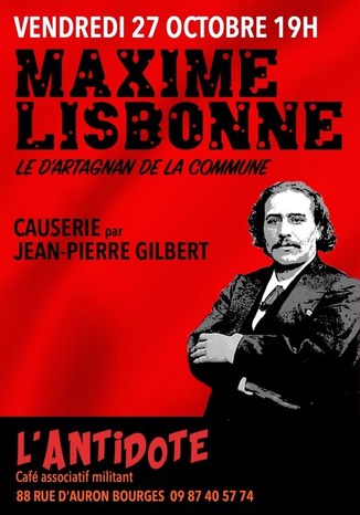 Affiche-Causerie Maxime Lisbonne 2