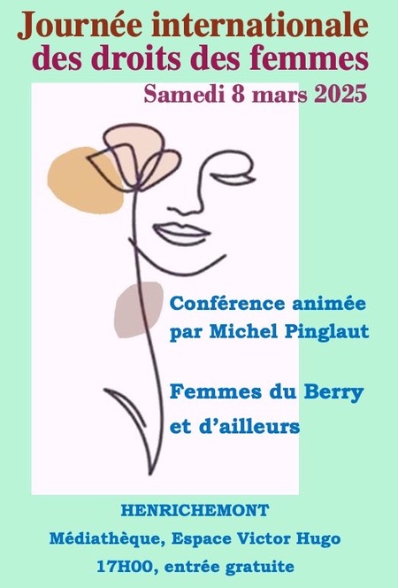 Affiche journe internationale des droits des femmes