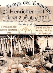 Exposition. Les tanneries d'Henrichemont.