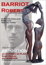 BARRIOT -Affiche Rouge et grise