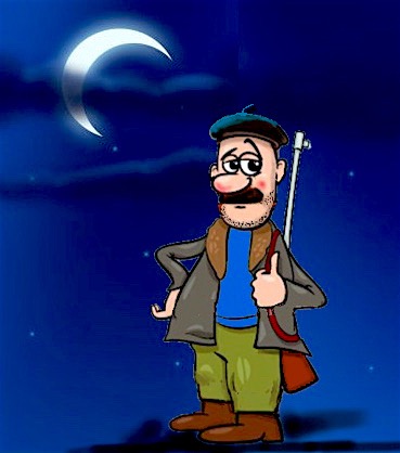 Berlaudiot-nuit-lune-fusil