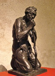 Jean Baffier. "P'tit Jean le greffeux". Bronze.