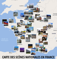 Carte des scnes nationales