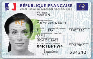 Carte identité bilingue