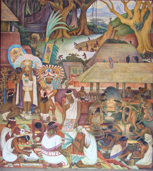 Diego-Rivera-Civilisation-Zapoteque