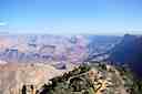 Grand Canyon, dans le creux on distingue le Colorado.