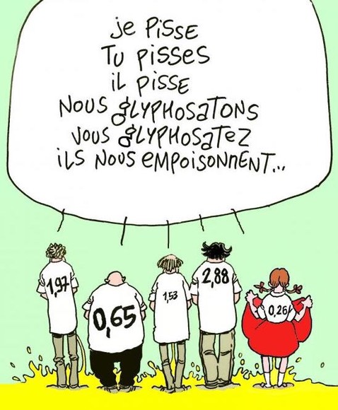 je pisse glyphosate