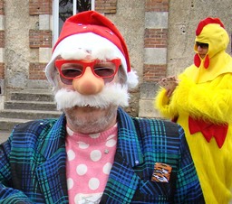 La Borne, carnaval 2009. Un rigolus.