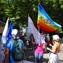 De La Borne  la Tour de Vesvre, ils ont march pour la Paix.