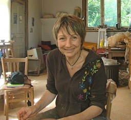 Dans l'atelier de Marie-Laure Cantuel.