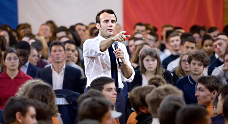 Macron Grand dbat national