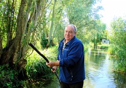 Michel, heureux propritaire d'un marais.