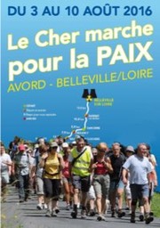 La Borne-Neuvy deux Clochers, quatrime tape de la Marche pour la Paix.