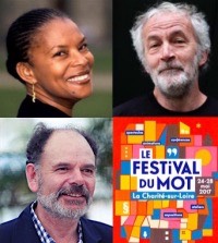 Mon tiercé du Festival du mot 2017 : Taubira, Darroussin, Roca.