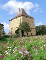 La Tour de Vesvre au printemps.