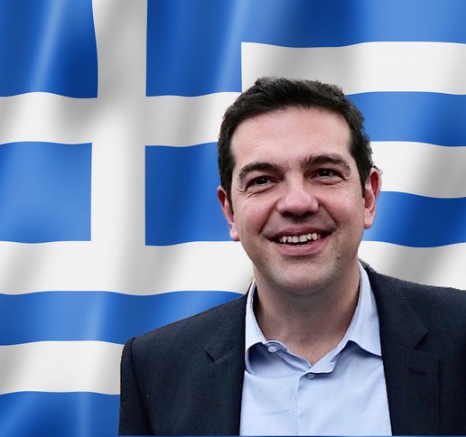 Tsipras-DrapeauGrec