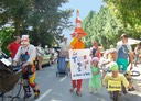 La Borne, brocante 2009. Enfin ! Le tour de France est passé par la pucerie.