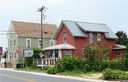 Une petite rue de Chincoteague.