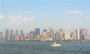 Manhattan, vue générale du quai de Ellis Island.