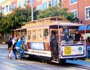 Un des fameux "Cable cars", ils ne sont plus utilisés que par les touristes.