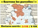 Au 1er juin : 3 515 hectares "sauvés" = 7 030 euros. Il reste à sauver 2 000 hectares !