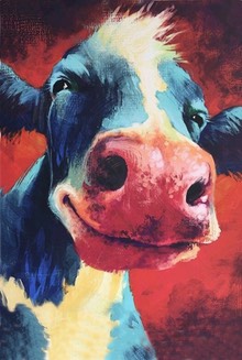 Vache bleue